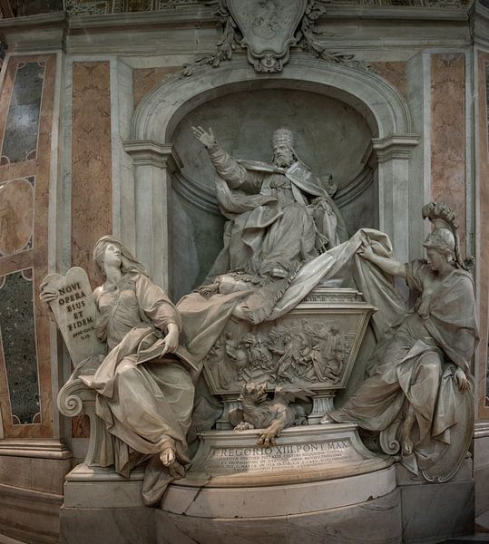 Bild im Petersdom, Vatikanstadt von Kim Meijer
