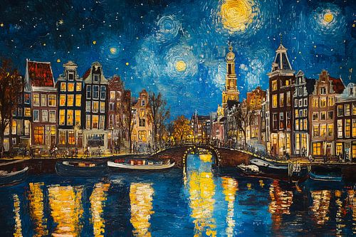 Amsterdam nuit étoilée