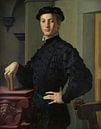 Porträt eines jungen Mannes, Bronzino von Meisterhafte Meister Miniaturansicht