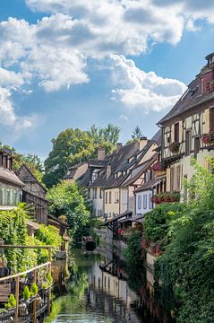 Colmar La Petite Venise uitzicht op het kanaal in de Franse Elzas van Sjoerd van der Wal Fotografie