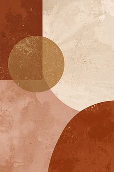 Harmonie géométrique dans les tons de terre