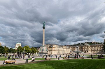 Schlossplatz Stuttgart van Richard Wareham