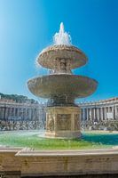 Berninibrunnen auf dem Petersplatz im Vatikan