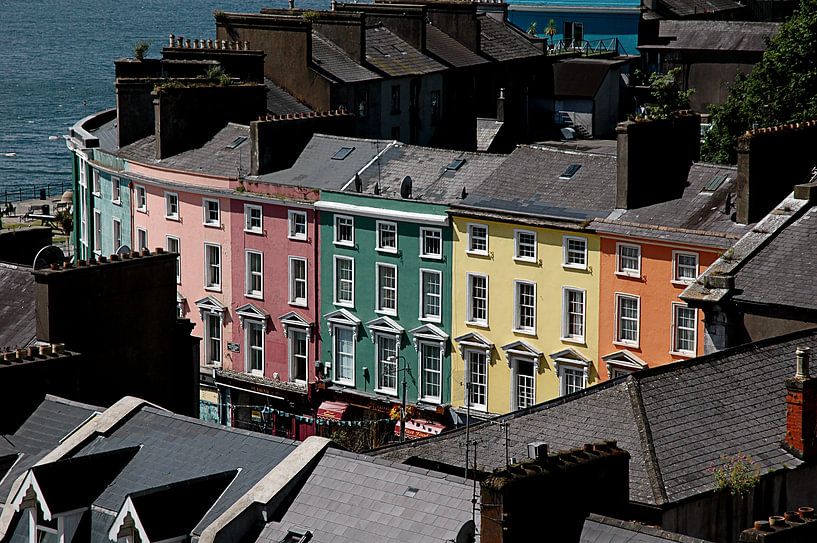 Häuser in Cobh, Irland von Marcel Admiraal