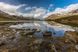 Tirools bergmeer in de herfst van Sandra Schönherr