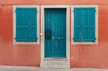 Façade colorée Italie