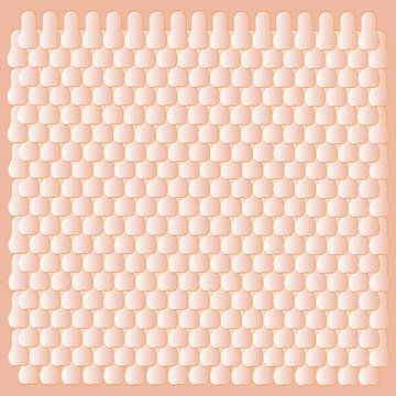 PumpSkin-Muster mit Pantone-Farbe 2022 Dusty Pink von Van Pom Home
