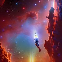 UFO grijpt stuk van Pillars of Creation