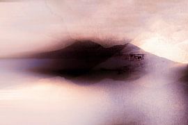 Été japonais Paysage de montagne Japandi sur FRESH Fine Art