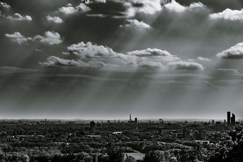 München Cityscape schwarz-weiß von Pitkovskiy Photography|ART