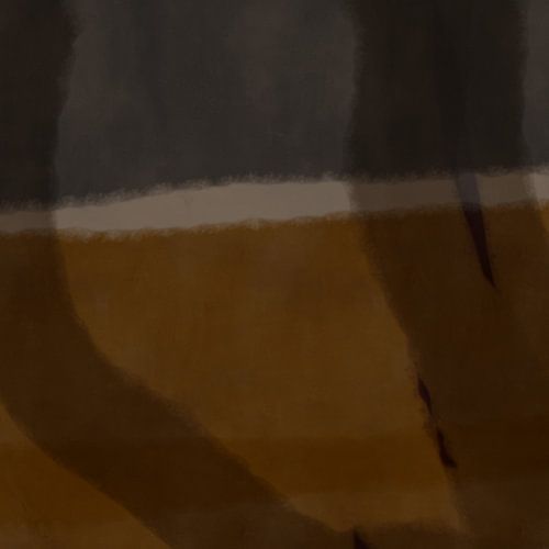 Moderne abstracte kunst. Vormen en lijnen in taupe, bruin, terra