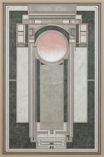 Hall d'hôtel | Cadre en forme de colonne circulaire