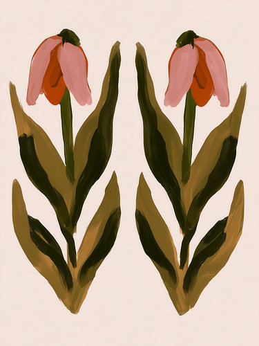 Rosa Tulpen