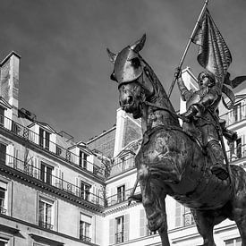 Joan of Arc in Paris, France. by Jan Van Bizar