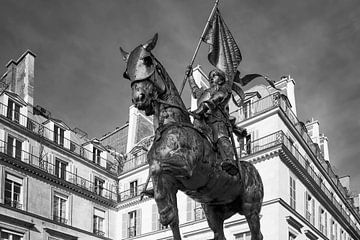 Jeanne d'Arc in Parijs, Frankrijk. van Jan Van Bizar