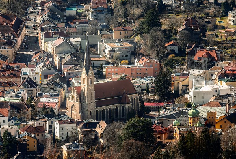 Vue sur les toits d'Innsbruck par ManfredFotos