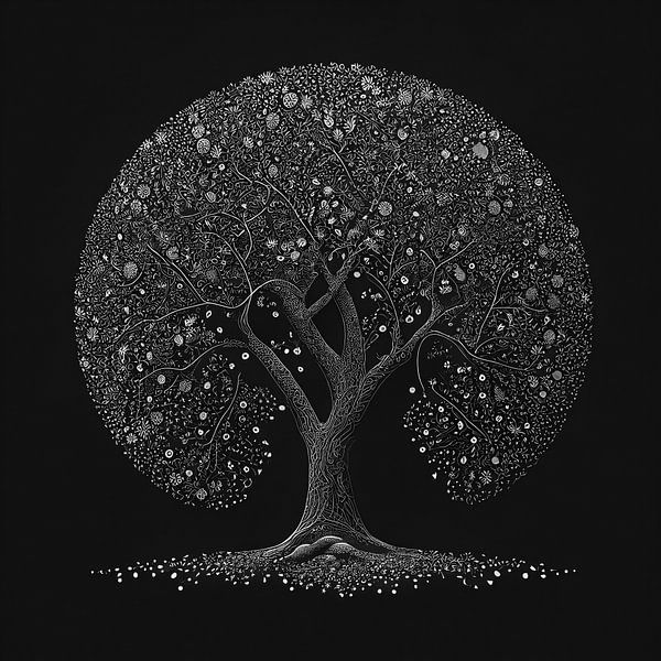 Tree of life round by Bert Nijholt