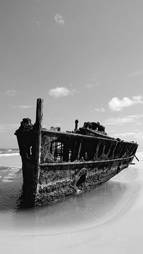 The wreck on Fraser Island