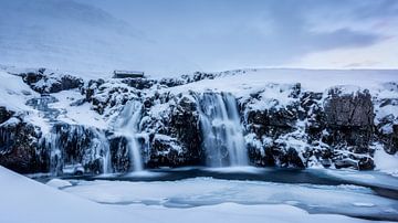 De watervallen van Kirkjufell