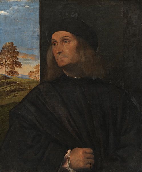 Portrait du peintre vénitien Giovanni Bellini, Tizian par Des maîtres magistraux
