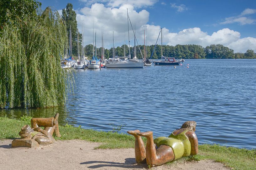 Röbel / Müritz in het Mecklenburgse merengebied van Peter Eckert