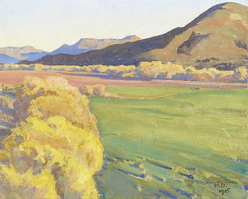 Maynard Dixon, Wilgen van Mount Carmel, 1925 van Atelier Liesjes