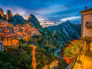 Süditalien - Castelmezzano bei Nacht