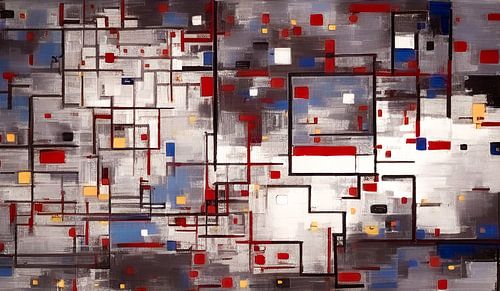 Abstract mondriaan
