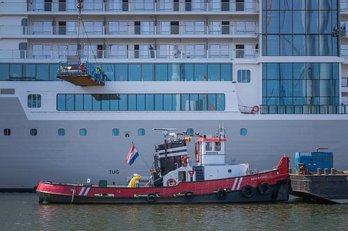 Tug Waterpoort at cruise ship