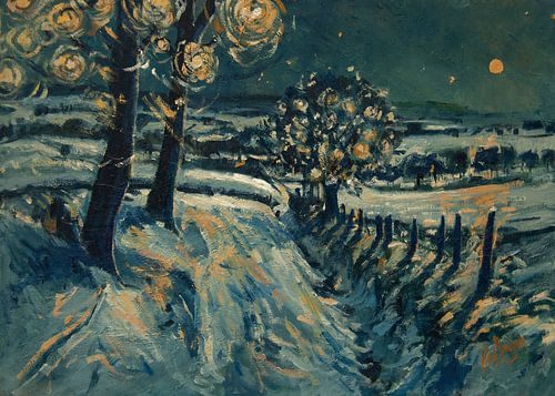 Landweg Geuldal op kerstavond