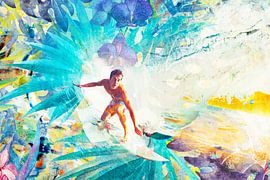 Surfer getting pitted by Giovani Zanolino