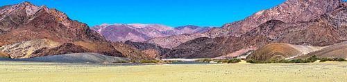 Panorama of the border between Namibia and South Africa by Rietje Bulthuis