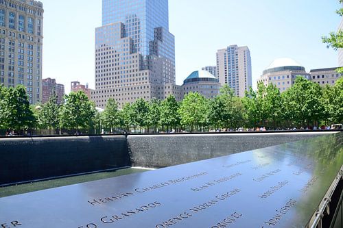 Meer namen in de South Tower Pool