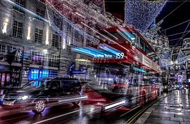 Regent Street Londen by Rene Ladenius Digital Art