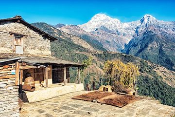 Het huis in Nepal van Manjik Pictures