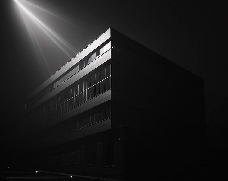 Moderne Architektur von fernlichtsicht