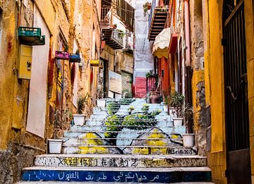 Sicilian steps, Italy van Thomas Bartelds