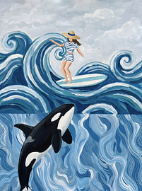 Surfer Girl en Orca