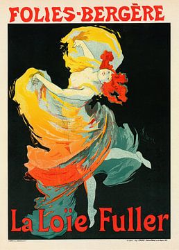 Jules Chéret - La Loïe Fuller (1898) by Peter Balan