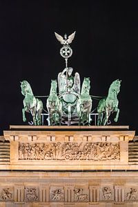 Quadrige à Berlin le soir