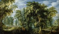 Boslandschap, Alexander Keirincx van Meesterlijcke Meesters thumbnail