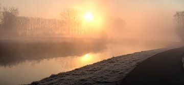 Aan de Dender smorgens vroeg