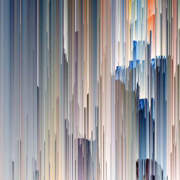 Abstrakte Stadtsilhouette von Maurice Dawson