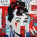 Audrey Hepburn  «NYC» par Kathleen Artist Fine Art Aperçu