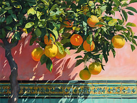 Mediterranean lemon tree by IamHomeStudio