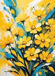 Yellow flowers by Vabemo