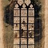 Buntglasfenster-Heiliges Willibrord Basilica in Hulst von Pim Klabbers