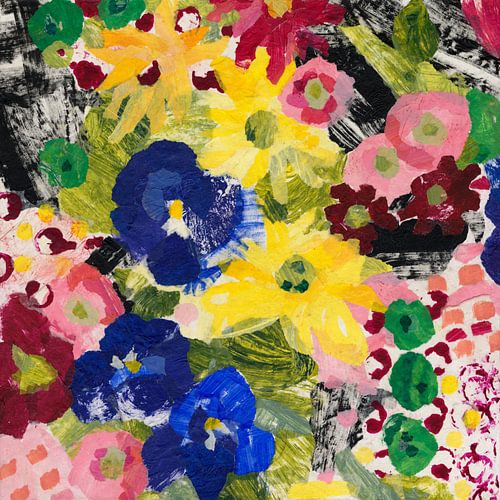 Colorful Abstract Flowers