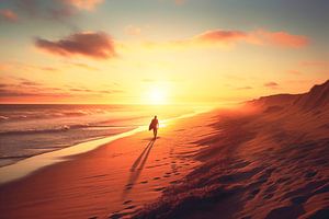 Sonnenuntergang am Strand