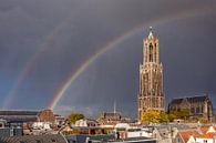 Utrecht - Dubbele Regenboog Dom Toren van Thomas van Galen thumbnail